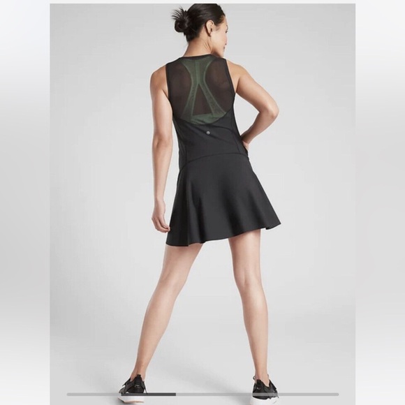 Athleta Matchpoint Dress XSP Black - Picture 2 of 9